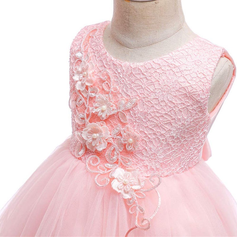 LZH Princess Dresses for Babies,Baptism Girl Dress,Baby Christening Outfit Girl,Christening Gown for Baby Girl Party - Image 4